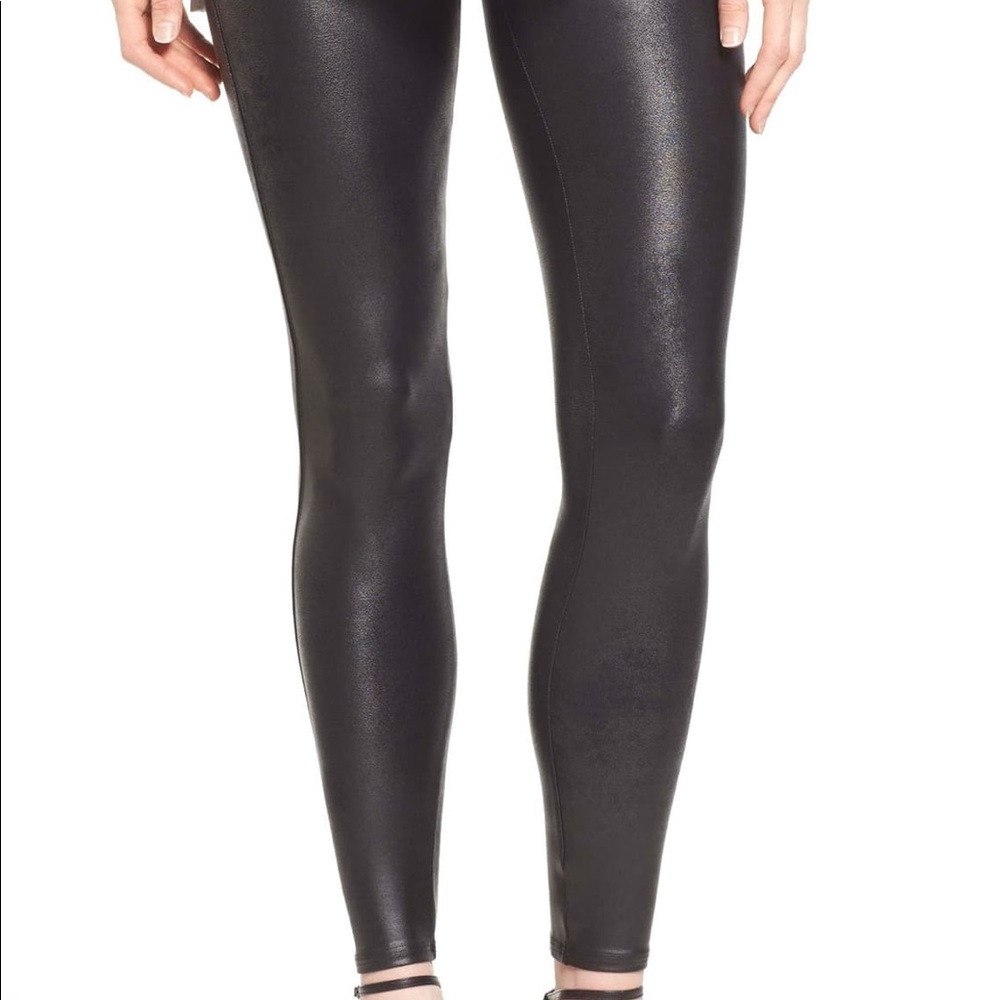 SPANX Faux Leather Leggings